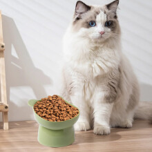 Cats Food Bowl Large Capacity Pet Food Bowl Cute Drinking Bowl for Cats to Protects The Neck