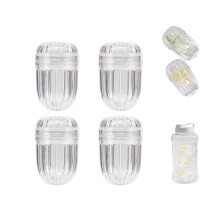 Clear Tea Infuser Ball 2.5x1.7 in 4 Pack