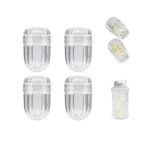 Clear Tea Infuser Ball 2.5x1.7 in 4 Pack