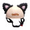 Cat Ear Helmet Accessories Black Cartoon Decorations 1