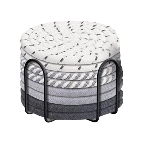 Heat-Resistant Trivets with Storage Basket 12-Piece