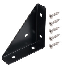 2026 Clearance Triangular Corner Bracket Metal Corner Bracket Connector with Screws forWooden Shelving Furniture | Bookshelf/Bed/Table/Cabinet/Desk