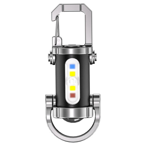 Mini Keychain Flashlight Emergency Rechargeable Waterproof SuperLarge Floodlight U1B1