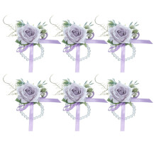 Bridal Bridesmaid Party Forest Light Color Corsage Wrist Flower Wedding Wedding Bridal Corsage Wrist Flower Accessories