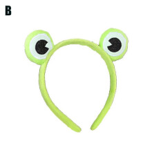 Frog Headband Hair Elastic for Girls - Polyester Material, Suitable for All Seasons