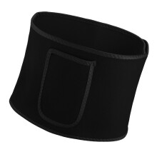 Spandex Waist Sweat Band Waist Trimmer Belt Tummy Tuck Belts Strengthen Tummy During Exercising Black