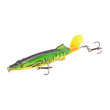 13cm/16g Crocodile Propeller Tractor Wave Climbing Floating Pencil Lure Fishing Bait Lure Bionic Fish Bait Dogfish