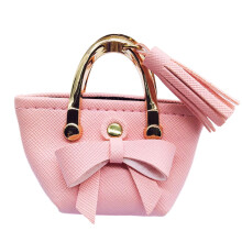 1/6 Scale Handbag with Bow Tie for 12 Inch BJD Dolls Pink