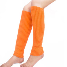 Willtoo Women Leg Warmers,Solid Candy Knit Winter Leg Warmers Loose Style Boot Socks Gift Black