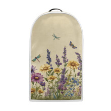 Lavender and Sunflower Pattern Handle Mixer Cover for Keep Clean Polyester Dust Cover