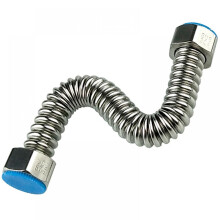 304corrugated pipe stainless steel water inlet hose water heater cold and hot water pipe metal explosion-proof water inlet pipe