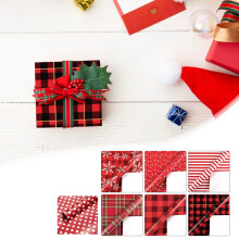 Christmas Wrapping Paper Valentine's Day Birthday Gift Wrapping Paper Plaid Gift Box Wrapping Paper