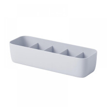 Moderigtigt design sokkeopbevaringsboks, plastikopbevaringsboks til undertøj, skrivebordsorganiseringsboks, boligindretningsboks 1 stk.
