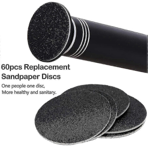 Exquisite Upgraded Electric Callus Remover (speed Adjustable) with 60pcs Replacement Sandpaper Discs, Professi 2