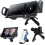 2-in-1 Auto-Rotating Folding Phone/Pad Holder, Wireless Car Mount, Compatible with iPhone & Android 1