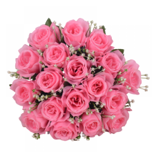 Simulare buchet de trandafiri flori de mătase 18 trandafiri nuntă sufragerie decorare flori flori artificiale