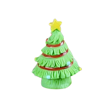 Kreative Weihnachts-Mikrolandschaftsaccessoires, eine Vielzahl an großen und kleinen Christbaumkugeln, Kunstharz-Bastelarbeiten, niedliche