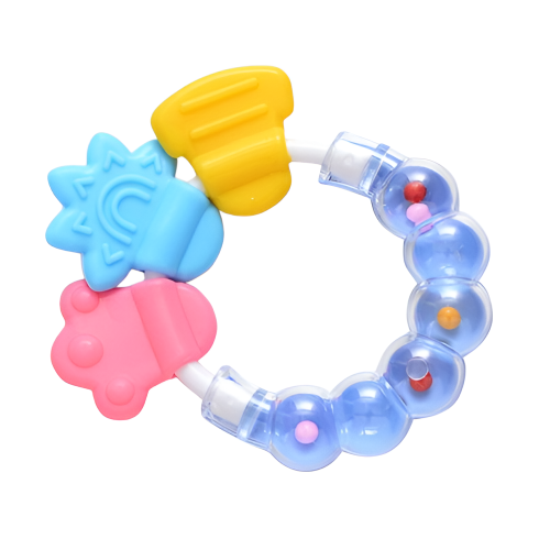 Teether leanbh bata teether teether silicone naíonán sealbhóir fiacla molar creathadh teether