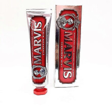(Red) 2-pack of Italian Whitening Mint Toothpaste, Mars Adult Mint Flavor, 85ml -