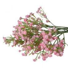 Simulare de gypsophila 3fork cu lipici moale, gypsophila, decorațiune de nuntă, care ține flori, buchet de simulare de flori artificiale din