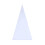 Saco triangular transparente para doces, saco triangular para sorvete, saco para embalagem de pipoca. 1