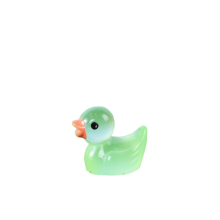 Bunter, leuchtender Entenanhänger, Moos-Mikrolandschaftsdekoration, kreativer Schmuck aus Kunstharz.