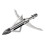 Gravedigger 4-Blade Hunting Mechanical Broadhead with Chisel Tip - 100 Grains | 1" Fixed 1.75" Mechanical Cutting Diameter | 3 Pack 1