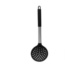 Küchenutensilien-Set aus Edelstahl mit Silikongriffen, 15-teilig, Aufbewahrungseimer, Kochspatel, Silikon-Küchenutensilien (Großpackung)