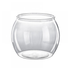 Transparant aquarium met microlandschap, gemaakt van kunststof, aanraakbestendig en valbestendig, multifunctioneel, klein bureauaquarium voor