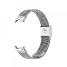 Lämplig för 8 armband, 8 armbandsrem, magnetisk ögla, tre pärlor, rostfritt stålarmband
