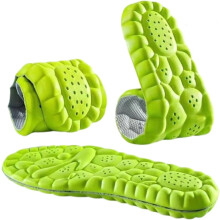 Soft, breathable PU shoe insoles with shock absorption, anti-slip design & trimmable fit—compatible with most shoes.