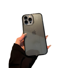 Gäller för mobiltelefonskal, transparent, fint glitterskydd, enkelt, allt-inklusive, mjukt
