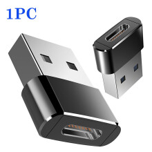 1/3/5Pcs USB-A to USB-C Adapter, USB 3.0/2.0 Female to Male, Compatible with Laptop, Computer, Speaker & Mobile Phone