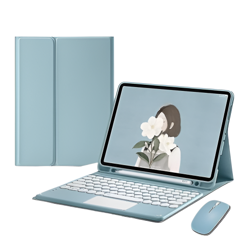 Κατάλληλο για iPad10.9, Προστατευτικό κάλυμμα πληκτρολογίου Bluetooth10.2, Στρογγυλό