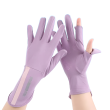 Zonwerende handschoenen, UV-bestendig, dun, antislip, ademend, geschikt voor de zomer, autorijden, fietsen, heren- en dameshandschoenen met