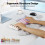TeckNet TECKNET Cloud Wrist Rest Keyboard Wrist Rest Set Wrist Support, Memory Foam & PU 2