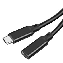 Typ-C-förlängningskabel hane nyckelfärdig 20Gbps adapter USB3.2 datakabel 4K projektionsskärmslinje förlängningskabel för hårddisk