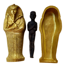 Fragmentos de arena Faraón opaco Momia ataúd pirámide accesorios mágicos hechizos de sacrificio