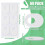 60 Pack Callus Pads Soft Felt Callus Oval Shape Corn Pads, White SZRH 2