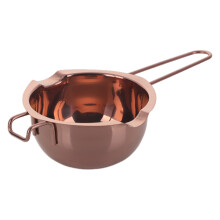 Stainless Steel Double Boiler Pot for Chocolate, Candy & Wax Melting – 18/8 Food-Grade Steamer Insert, Pour Spouts, Cool Handle