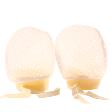Luvas pequenas de malha anti-arranhões para bebês, finas, respiráveis, frescas, com cordão elástico e ajuste por cadarço.