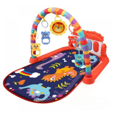 Soporte de fitness para bebés, piano de pies musical, alfombrilla de juego para bebés, piano de pies para bebés de 36 meses, juguete para recién