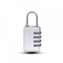Cadeado comum com senha, cadeado com senha de 4 dígitos, cadeado antifurto para uso externo, cadeado com senha para academia.