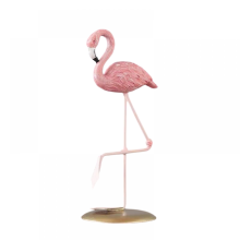 Adornos creativos de flamencos para el hogar, sala de estar, dormitorio, habitación de niña, accesorios de decoración, manualidades de resina.