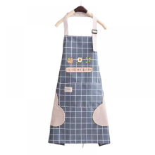 Tablier à capuche mignon pour la maison, tablier de cuisine imperméable, résistant à l'huile, respirant, mignon et frais, pour femme adulte,