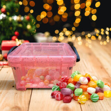 7PCS Mini Clear Plastic Storage Boxes with Locking Lids – Assorted Colors, Compatible with Crafts, Stationery, Jewelry, Sewing & More