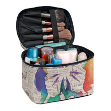 Colorful Butterfly Design Travel Cosmetic Case Gift Brush Holders Handy Effortless Organization