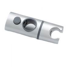Držák sprchové tyče, plastový sprchový sedák, posuvné pouzdro, kulatá trubková tyč, aktivní střední vidlice, průměr 18~25 mm