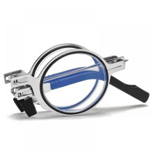 Faltbare Alterssichtbrille für Herren, ultraleicht, schraubenlos, hochauflösende Sicht, ermüdungsfrei, Blaulichtfilter, tragbarer Gürtel