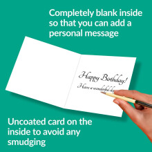 Good Luck Card for Friend, Family, Colleague - Shine Like The Star You Are - Bla
